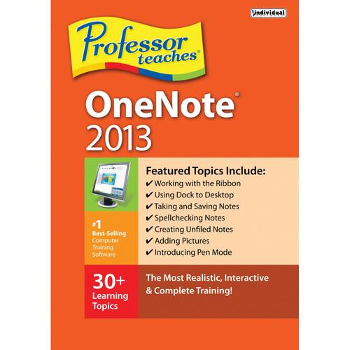 Individual Software Professor Teaches OneNote 2013 PRF-ON13