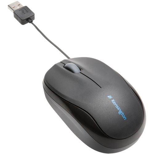 Kensington Pro Fit Mobile Retractable Mouse (Black) K72339USA, Kensington, Pro, Fit, Mobile, Retractable, Mouse, Black, K72339USA