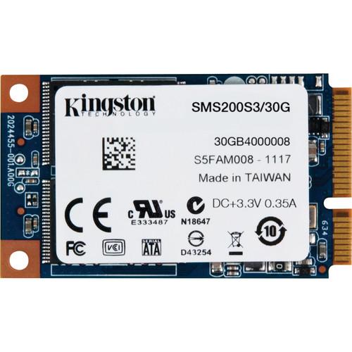 Kingston 30GB MS200 SSDNOW Internal SSD SMS200S3/30G, Kingston, 30GB, MS200, SSDNOW, Internal, SSD, SMS200S3/30G,