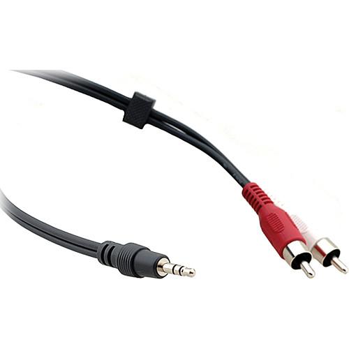Kramer 3.5mm to 2 RCA Breakout Cable (25') C-A35M/2RAM-25