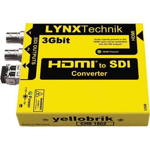 Lynx Technik AG yellowbrik HDMI to SDI Converter C HD 1802, Lynx, Technik, AG, yellowbrik, HDMI, to, SDI, Converter, C, HD, 1802,