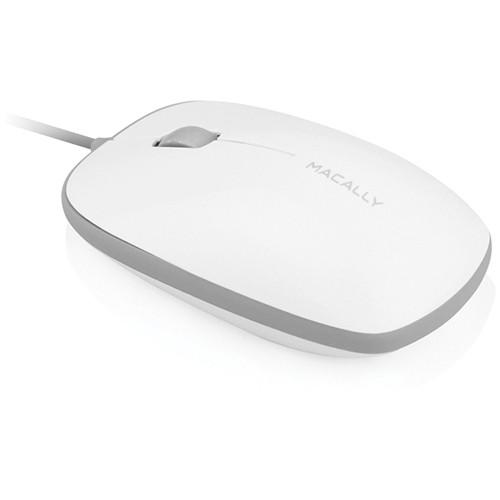 Macally  USB Wired Optical Mouse BUMPERMOUSE