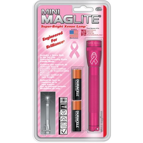Maglite Pink Mini Maglite 2AA Incandescent Flashlight M2AMW6