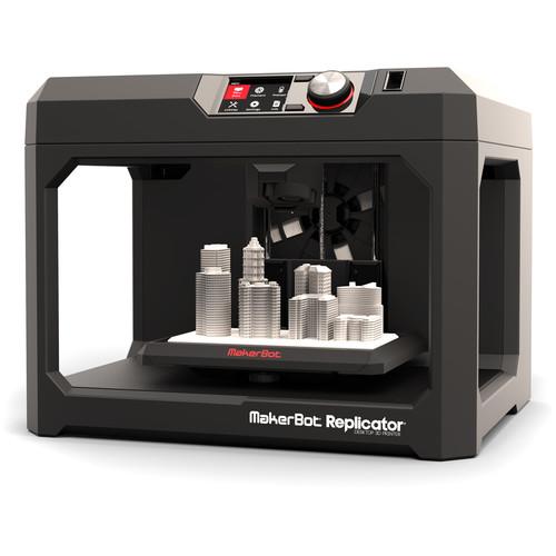 MakerBot Fifth Generation Replicator Desktop 3D Printer MP05825, MakerBot, Fifth, Generation, Replicator, Desktop, 3D, Printer, MP05825
