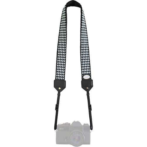 Mod Classic Camera Strap (Houndstooth with Black Minky) MOD5266