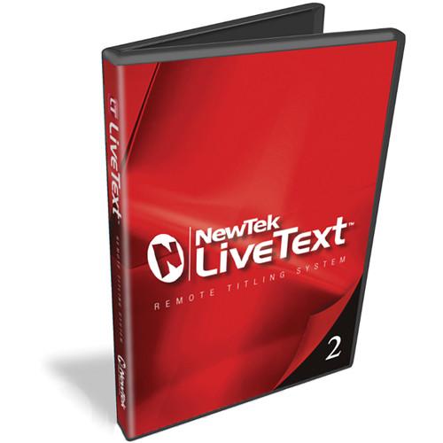 NewTek LiveText 2.5 with DataLink 3 Upgrade from FG-000737-R001, NewTek, LiveText, 2.5, with, DataLink, 3, Upgrade, from, FG-000737-R001