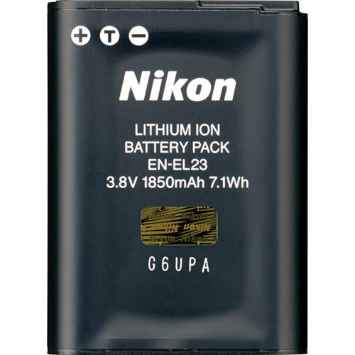Nikon EN-EL23 Rechargeable Lithium-Ion Battery 25880, Nikon, EN-EL23, Rechargeable, Lithium-Ion, Battery, 25880,