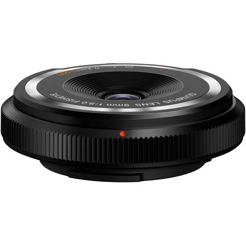 Olympus 9mm f/8.0 Fisheye Body Cap Lens (Black) V325040BW000, Olympus, 9mm, f/8.0, Fisheye, Body, Cap, Lens, Black, V325040BW000,
