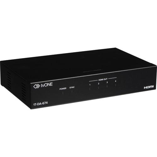 One Task 1T-DA-674 1 x 4 4K HDMI 1.4 Distribution 1T-DA-674