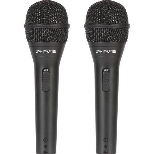 Peavey PVi 2 Dynamic Microphone (2-Pack) 03016910, Peavey, PVi, 2, Dynamic, Microphone, 2-Pack, 03016910,