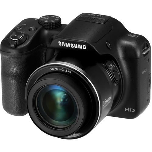 Samsung WB1100F Smart Digital Camera Deluxe Kit (Black), Samsung, WB1100F, Smart, Digital, Camera, Deluxe, Kit, Black,