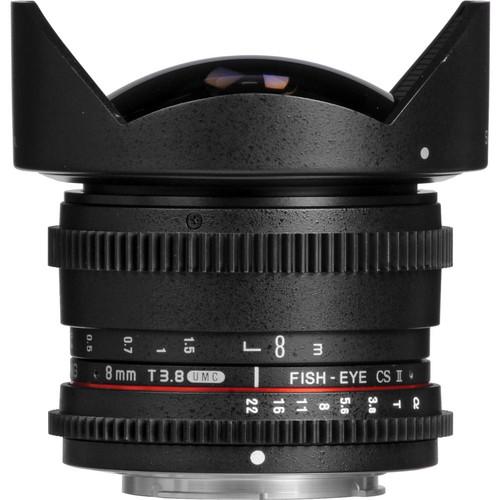 Samyang 8mm T3.8 UMC Fish-Eye CS II Lens (Sony A Mount), Samyang, 8mm, T3.8, UMC, Fish-Eye, CS, II, Lens, Sony, A, Mount,
