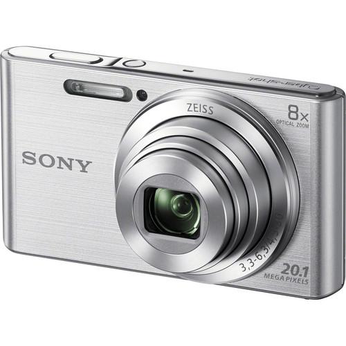Sony DSC-W830 Digital Camera Deluxe Kit (Silver)