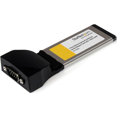 StarTech 1-Port Native ExpressCard RS232 Serial Adapter EC1S952, StarTech, 1-Port, Native, ExpressCard, RS232, Serial, Adapter, EC1S952
