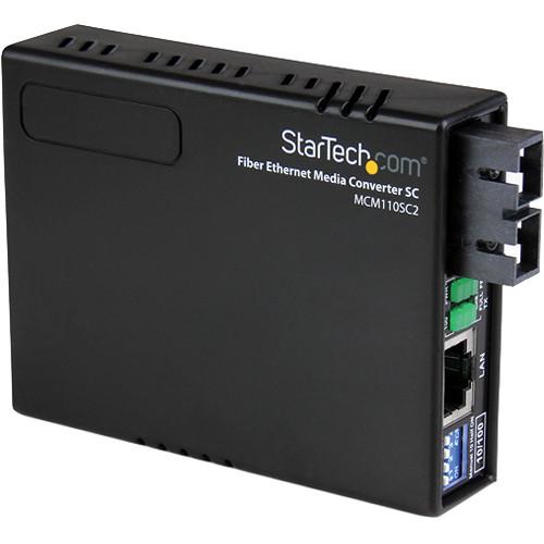 StarTech 10/100 Multi-Mode Fiber to Ethernet Media MCM110SC2