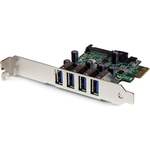 StarTech 4-Port SuperSpeed USB 3.0 PCIe Card PEXUSB3S4V