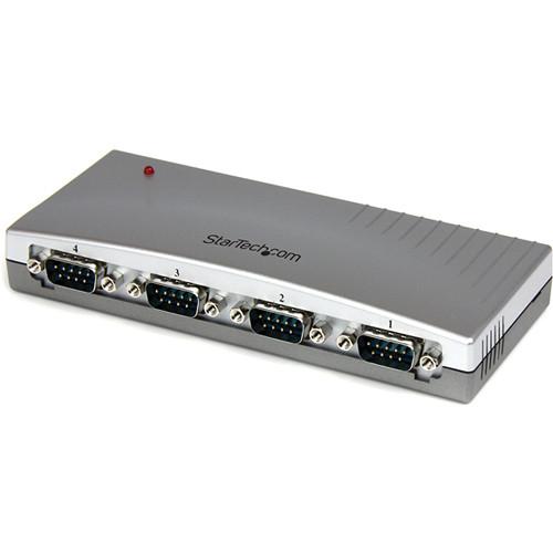 StarTech 4-Port USB to RS-232 Serial DB-9 Adapter Hub ICUSB2324, StarTech, 4-Port, USB, to, RS-232, Serial, DB-9, Adapter, Hub, ICUSB2324