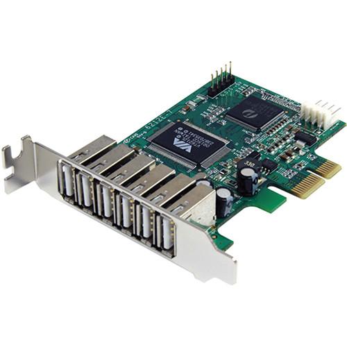 StarTech 7-Port PCIe Low Profile USB 2.0 Adapter Card PEXUSB7LP, StarTech, 7-Port, PCIe, Low, Profile, USB, 2.0, Adapter, Card, PEXUSB7LP