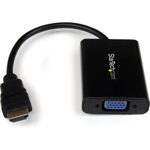 StarTech HDMI to VGA Video Adapter Converter with Audio HD2VGAA2, StarTech, HDMI, to, VGA, Video, Adapter, Converter, with, Audio, HD2VGAA2