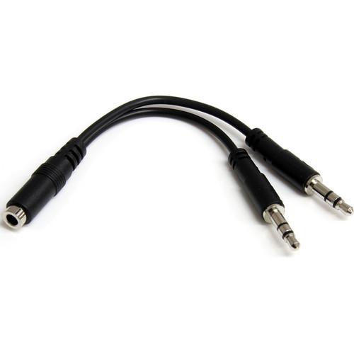 StarTech Stereo Mini (3.5mm) TRRS to 2 Stereo Mini MUYHSFMM, StarTech, Stereo, Mini, 3.5mm, TRRS, to, 2, Stereo, Mini, MUYHSFMM,
