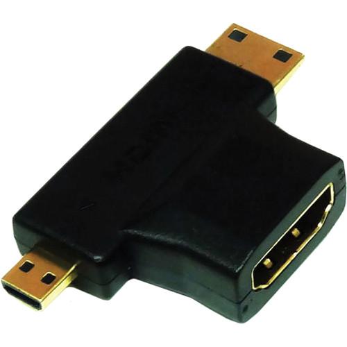 Tera Grand HDMI Female to Mini HDMI Male and Micro HDMI HD-WA68B, Tera, Grand, HDMI, Female, to, Mini, HDMI, Male, Micro, HDMI, HD-WA68B