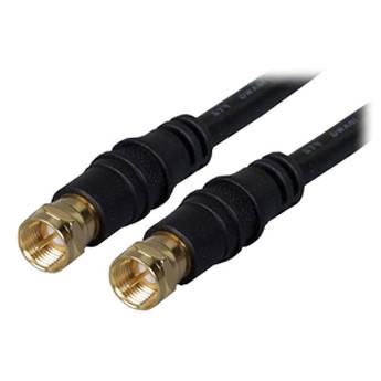 Tera Grand RG-6 Coaxial Cable with Gold Plating F-Type RG6-FF-12, Tera, Grand, RG-6, Coaxial, Cable, with, Gold, Plating, F-Type, RG6-FF-12