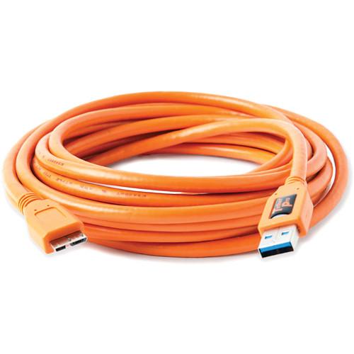 Tether Tools 15' TetherPro USB 3.0 Male A to Micro-B Cable Kit