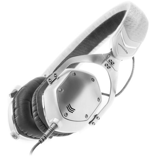 V-MODA XS On-Ear Headphones (White Silver) XS-U-W SILVER, V-MODA, XS, On-Ear, Headphones, White, Silver, XS-U-W, SILVER,