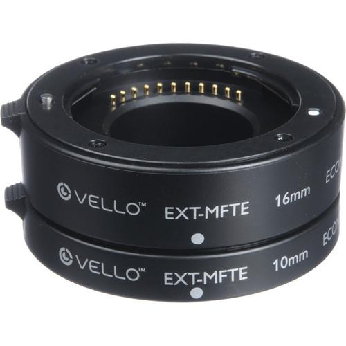 Vello Econo Auto Focus Extension Tube Set for Micro EXT-MFTE, Vello, Econo, Auto, Focus, Extension, Tube, Set, Micro, EXT-MFTE,