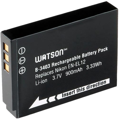 Watson EN-EL12 Lithium-Ion Battery Pack (3.7V, 900mAh) B-3403