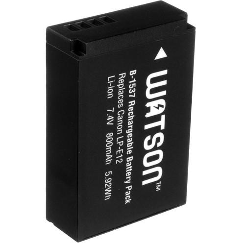 Watson LP-E12 Lithium-Ion Battery Pack (7.4V, 800mAh) B-1537, Watson, LP-E12, Lithium-Ion, Battery, Pack, 7.4V, 800mAh, B-1537,