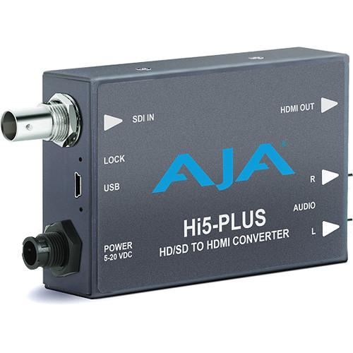 AJA Hi5-Plus 3G-SDI to HDMI Mini-Converter HI5-PLUS, AJA, Hi5-Plus, 3G-SDI, to, HDMI, Mini-Converter, HI5-PLUS,