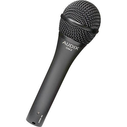 Audix OM2 Dynamic Handheld Hypercardioid Microphone Kit (3 Pack), Audix, OM2, Dynamic, Handheld, Hypercardioid, Microphone, Kit, 3, Pack,