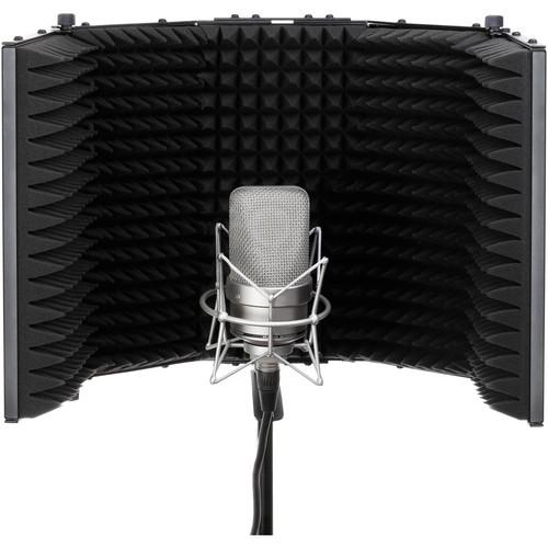 Auray Acoustic Reflection Filter, Mic Stand and RF-5P-BK, Auray, Acoustic, Reflection, Filter, Mic, Stand, RF-5P-BK,