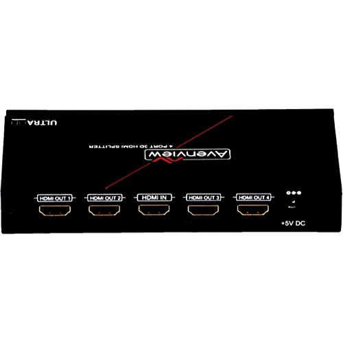 Avenview 1x4 HDMI 4K2K Splitter with 3D Ultra HD SPLIT-HD42K-4, Avenview, 1x4, HDMI, 4K2K, Splitter, with, 3D, Ultra, HD, SPLIT-HD42K-4