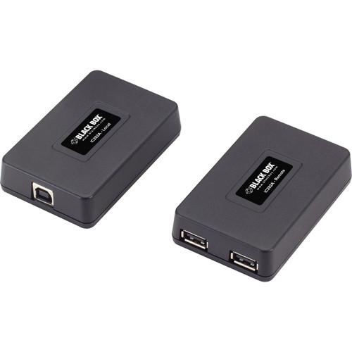 Black Box 2-Port USB 1.1/2.0 CAT5 Extender Kit IC282A, Black, Box, 2-Port, USB, 1.1/2.0, CAT5, Extender, Kit, IC282A,