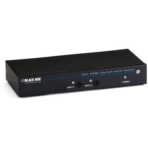 Black Box 2 x 1 HDMI Switch with 3.5mm Audio and AVSW-HDMI2X1A
