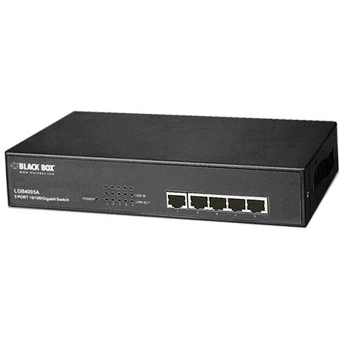 Black Box  5-Port Gigabit Switch LGB4005A, Black, Box, 5-Port, Gigabit, Switch, LGB4005A, Video