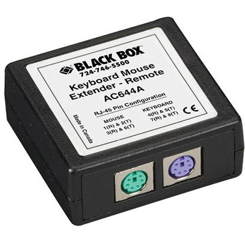 Black Box Keyboard/Mouse Extender Remote Unit AC644A, Black, Box, Keyboard/Mouse, Extender, Remote, Unit, AC644A,