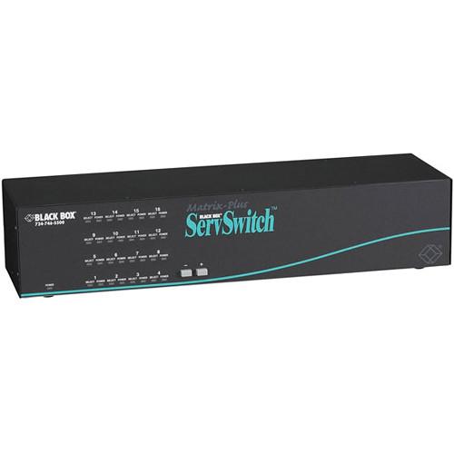 Black Box Multi-Platform Matrix ServSwitch for PC SW763A-R4, Black, Box, Multi-Platform, Matrix, ServSwitch, PC, SW763A-R4,