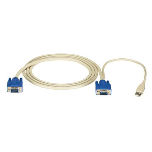 Black Box ServSwitch EC USB Server Cable (10') EHN9000U-0010, Black, Box, ServSwitch, EC, USB, Server, Cable, 10', EHN9000U-0010,