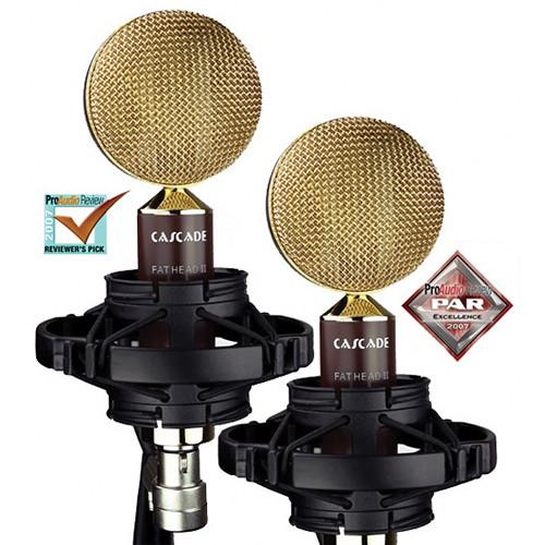 Cascade Microphones Fat Head II Ribbon Mic Matched Pair and