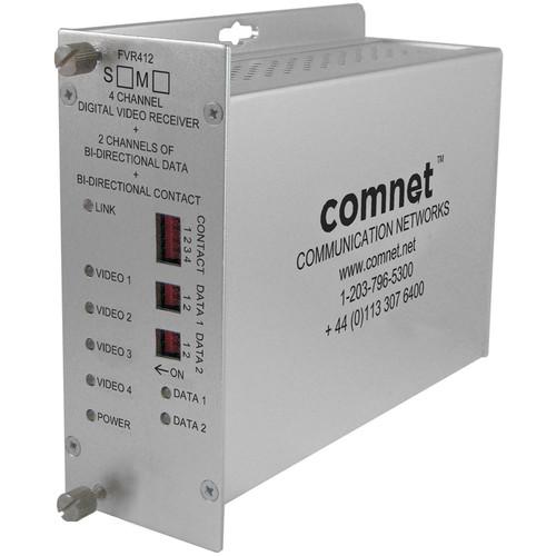 COMNET FVR412M1 4-Channel 10-Bit Digitally Encoded FVR412M1, COMNET, FVR412M1, 4-Channel, 10-Bit, Digitally, Encoded, FVR412M1,