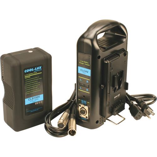 Cool-Lux V-Mount 190 Wh Battery with Dual Charger 950889