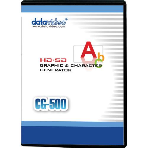 Datavideo CG-500 HD/SD Character Generator Software CG-500, Datavideo, CG-500, HD/SD, Character, Generator, Software, CG-500,