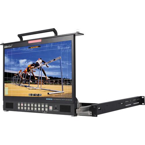 Datavideo TLM-170M 1RU Rack Pull-Out Monitor TLM-170PM