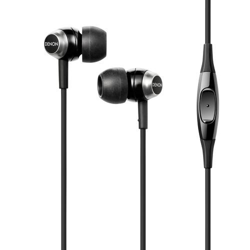 Denon AH-C50MA Music Maniac In-Ear Headphones (Black) AHC50MABK, Denon, AH-C50MA, Music, Maniac, In-Ear, Headphones, Black, AHC50MABK