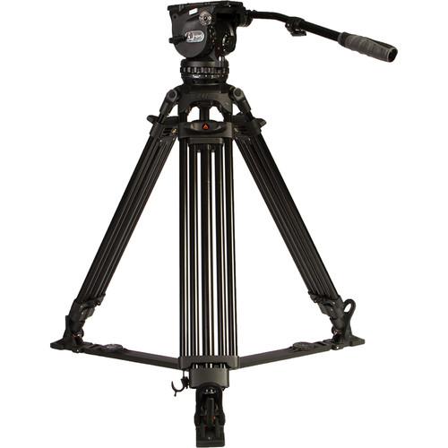 E-Image Two Stage Aluminum Tripod with GH15 Head (100mm) EG15A2