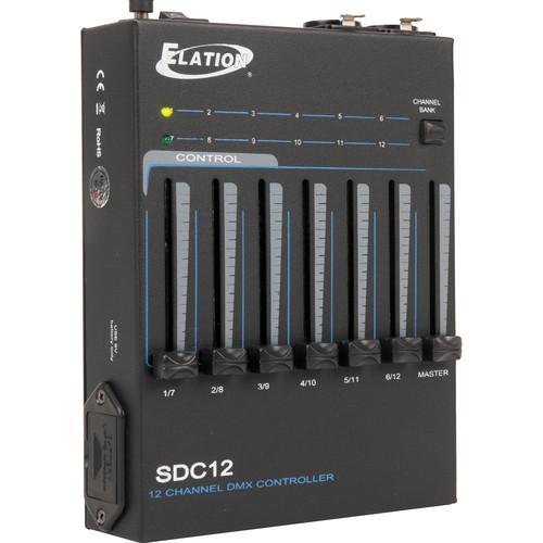 Elation Professional SDC12 12-Channel Basic DMX Controller SDC12