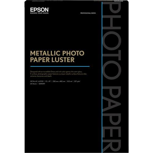 Epson  Metallic Photo Paper Luster S045597, Epson, Metallic, Paper, Luster, S045597, Video